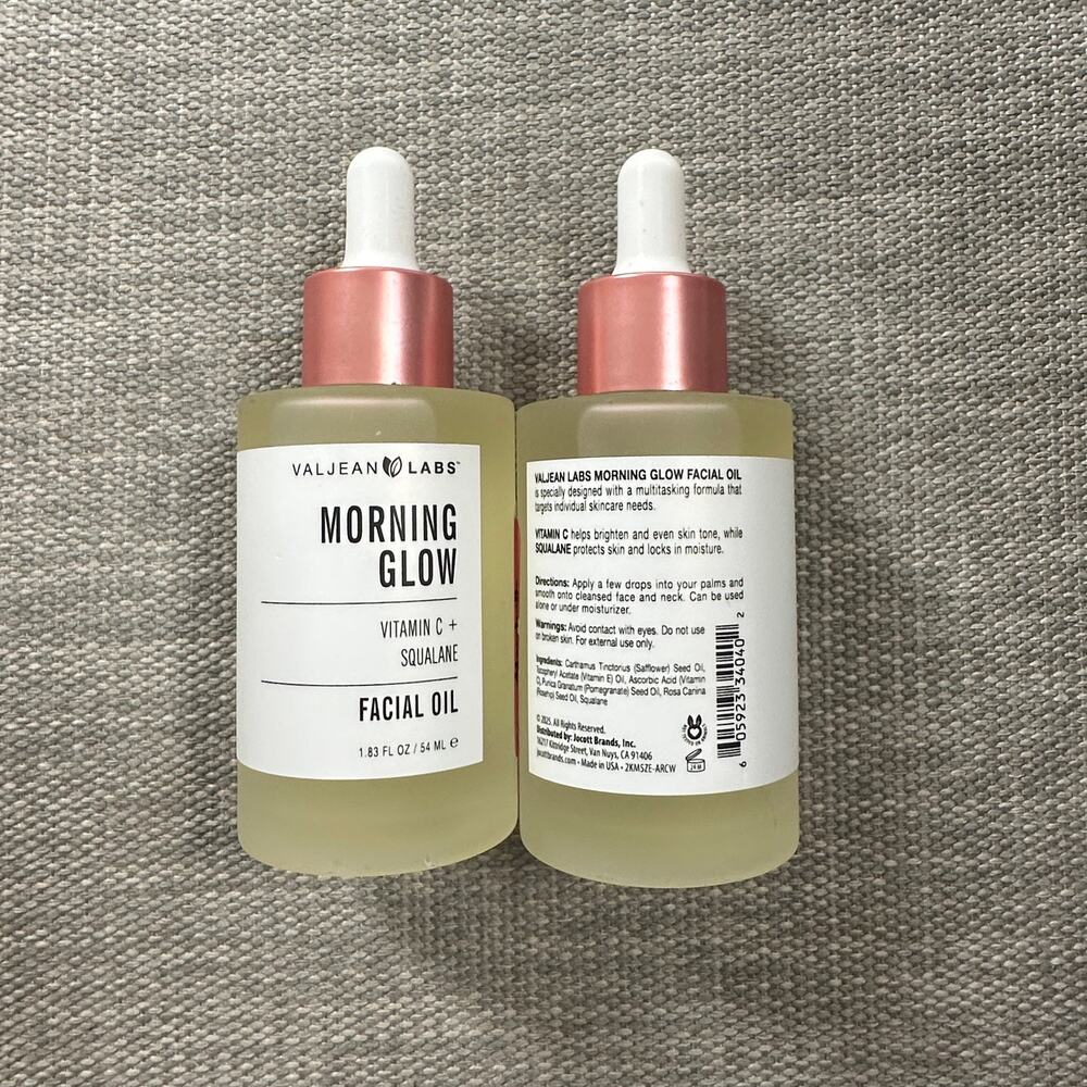 2x VALJEAN LABS Morning Glow Vitamin C + Squalane Facial Oil - Picture 2 of 2